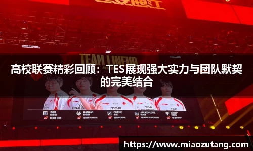 高校联赛精彩回顾：TES展现强大实力与团队默契的完美结合