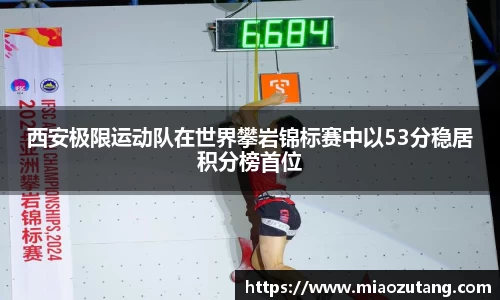 西安极限运动队在世界攀岩锦标赛中以53分稳居积分榜首位